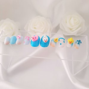 Duck Floatie & Swan Nail Charms