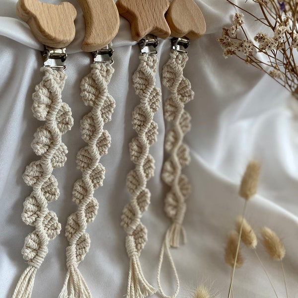 Macrame speenkoord