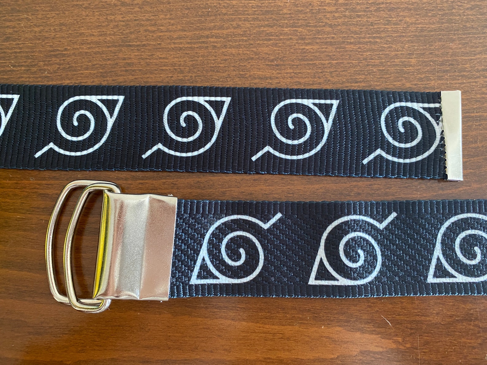 Akatsuki Naruto Anime Belt Akatsuki Print Belts Naruto Etsy