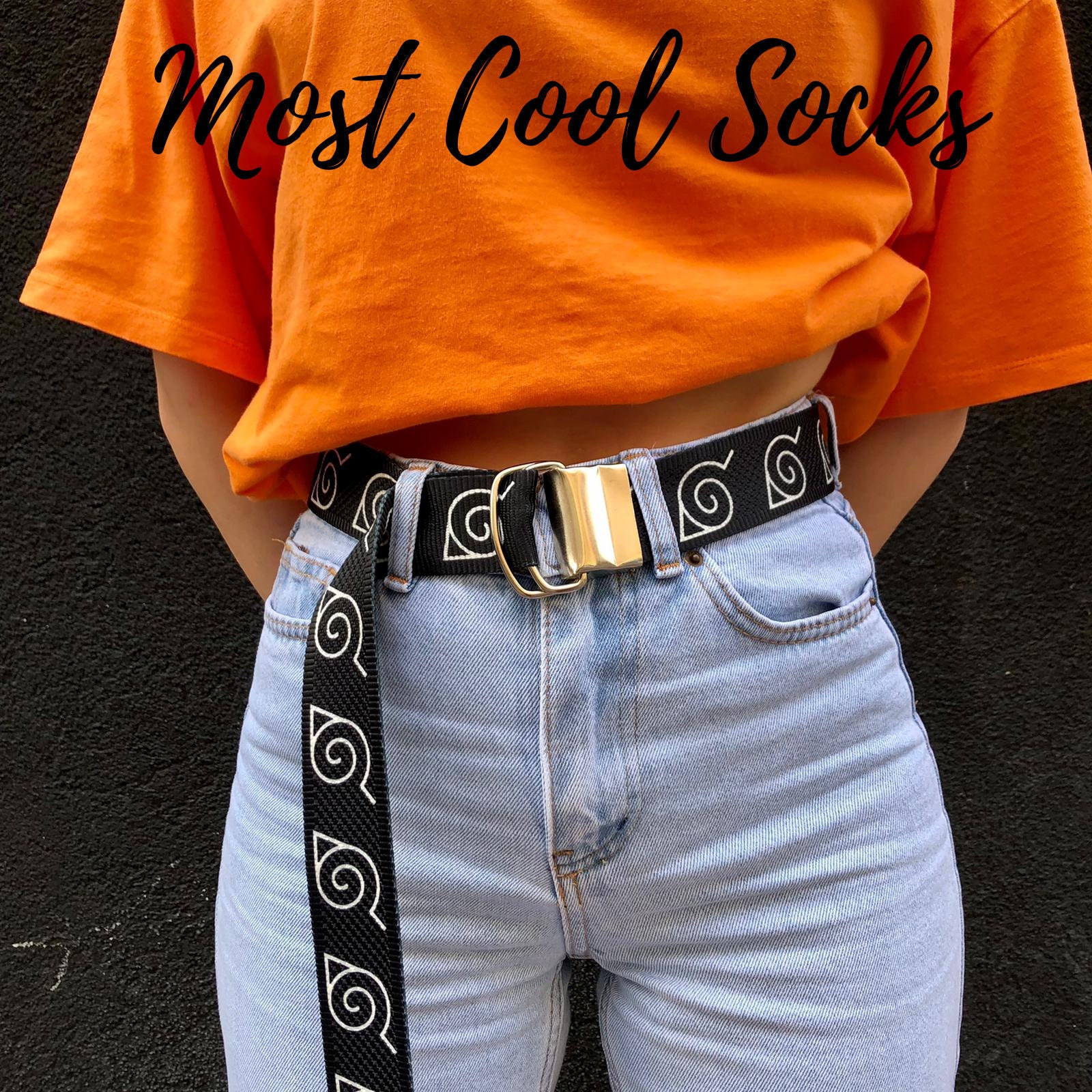 Akatsuki Naruto Anime Belt Akatsuki Print Belts Naruto Etsy