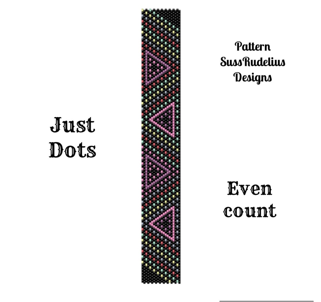 Just Dots Even Count Peyote Pattern - Etsy