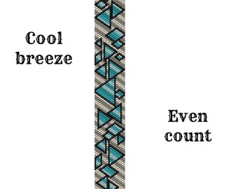 Cool breeze even count peyote pattern