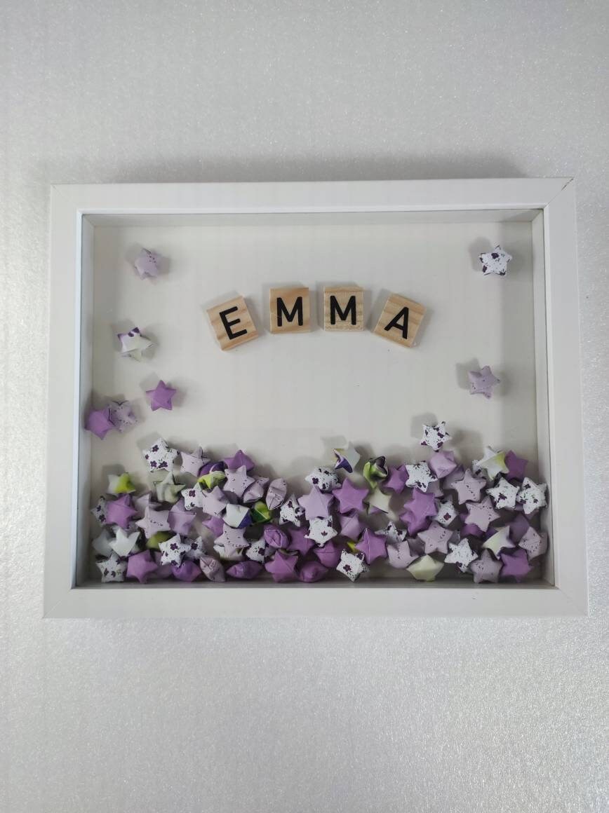 Cadre Origami Étoiles