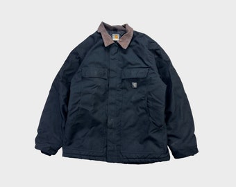 Rare Vintage Carhartt Santa Fe Jacket J14 SPC Spruce Green Mens