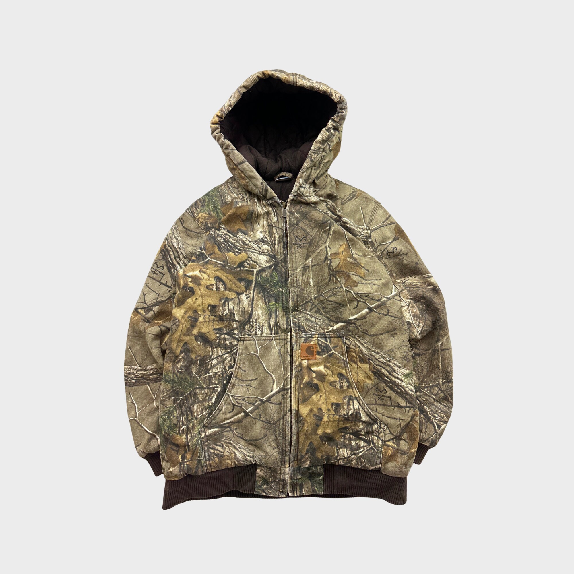 Vintage Carhartt Real Tree Qulit Lined Active Hunting Jacket