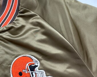 Vintage 90s Cleveland Browns NFL Embroidered Chalk Line