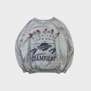 Vintage 1992 Toronto  Blue Jays World Series Champions MLB Graphic Crewneck Sweatshirt