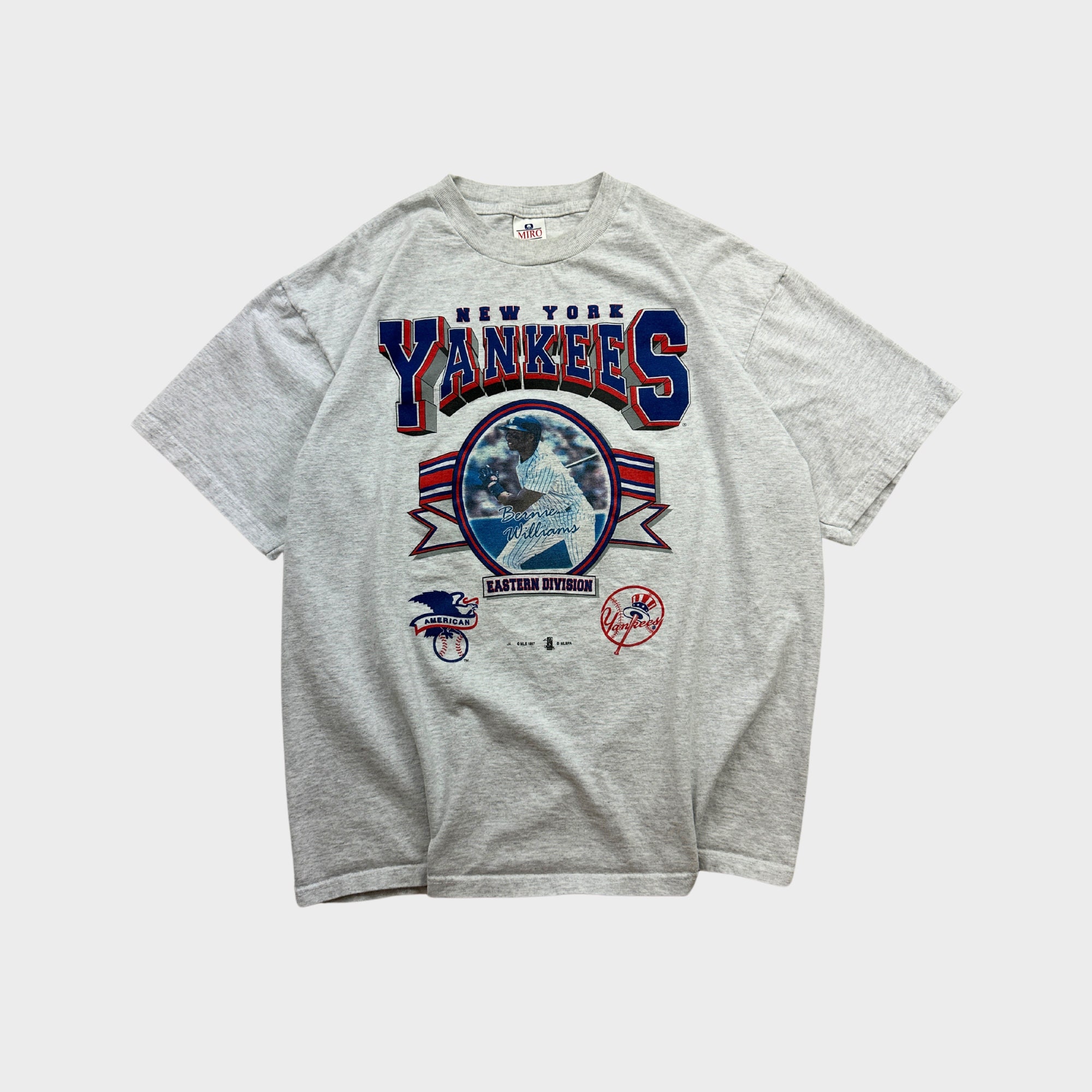 Vintage 90s New York Yankees Bernie Williams MLB Eastern Division Graphic T- shirt - Etsy