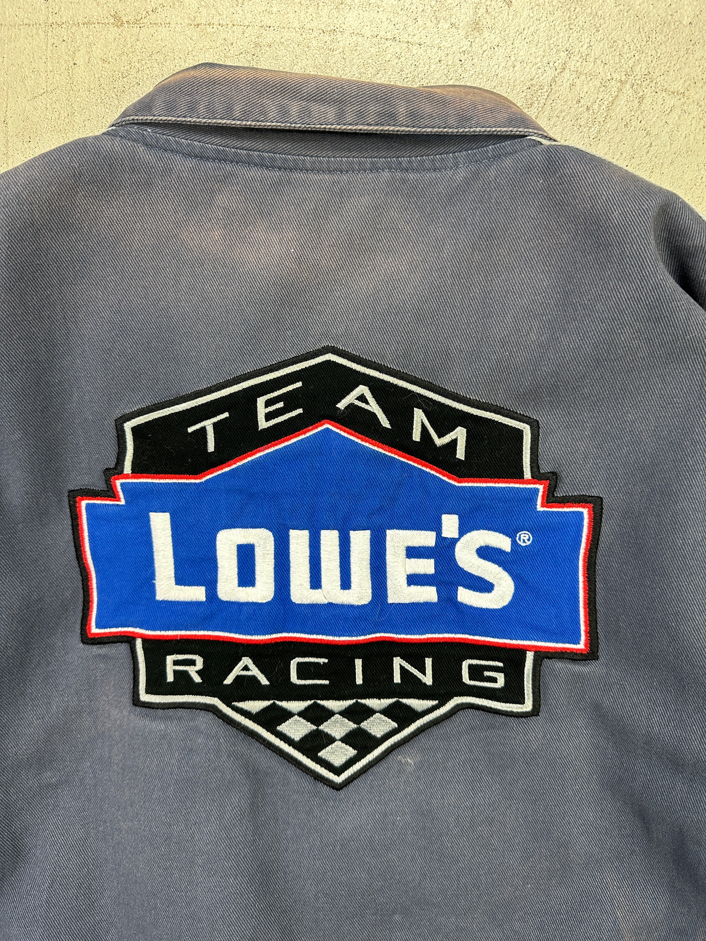 レーシングジャケット　Lowe’s ビンテージ 古着 CHASE 「LOWE'S」 ロウズ 企業 刺しゅう レーシング ジャケット
