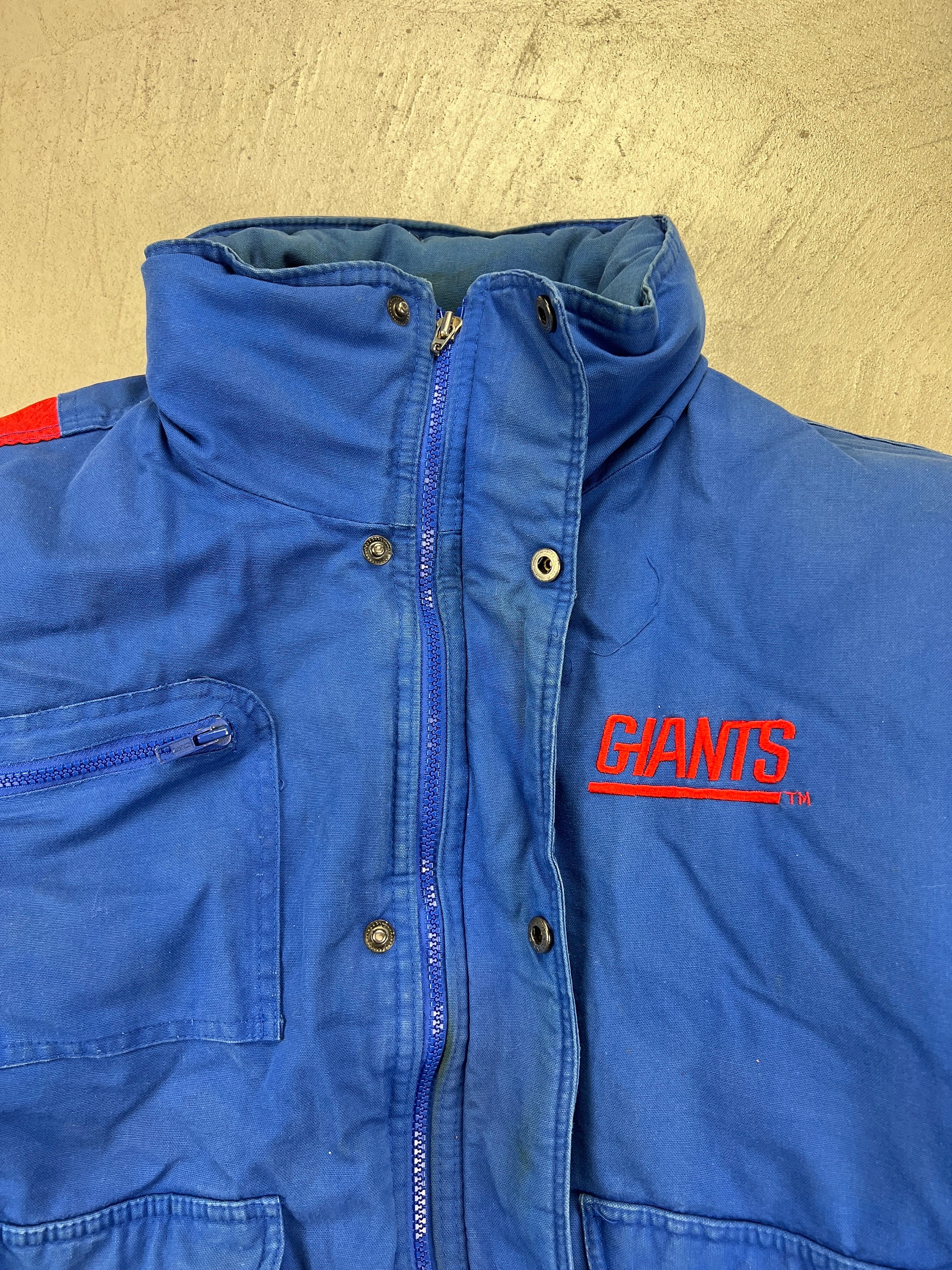 New York Giants トリプルF.A.T. パファージャケット Vintage New York Giants Triple Fat Goose Heavyweight Jacket