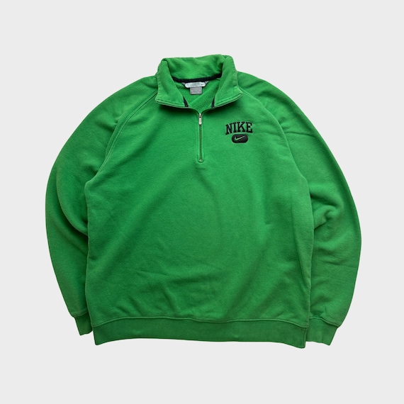 green nike quarter zip