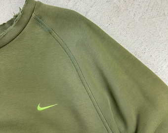 Green Nike Sweatshirt Felpe Nike Old School Nike Sportswear UNISEX