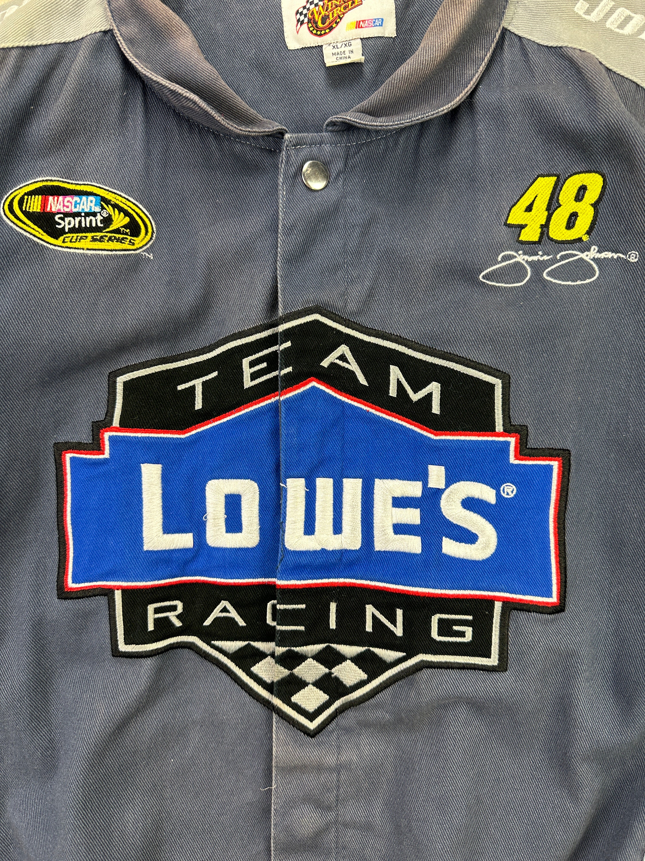 Vintage 2000s Nascar Jimmie Johnson Team Lowes Racing