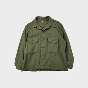 ww2 米軍　チノシャツ　1940s 40s Vintage US Army Military Shirt WW2 1940s | Khaki Button-up