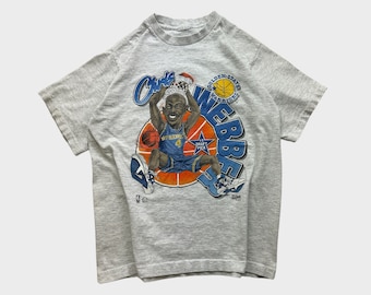 Vintage 90s Golden State Warriors Chris Webber NBA Salem Graphic T-Shirt