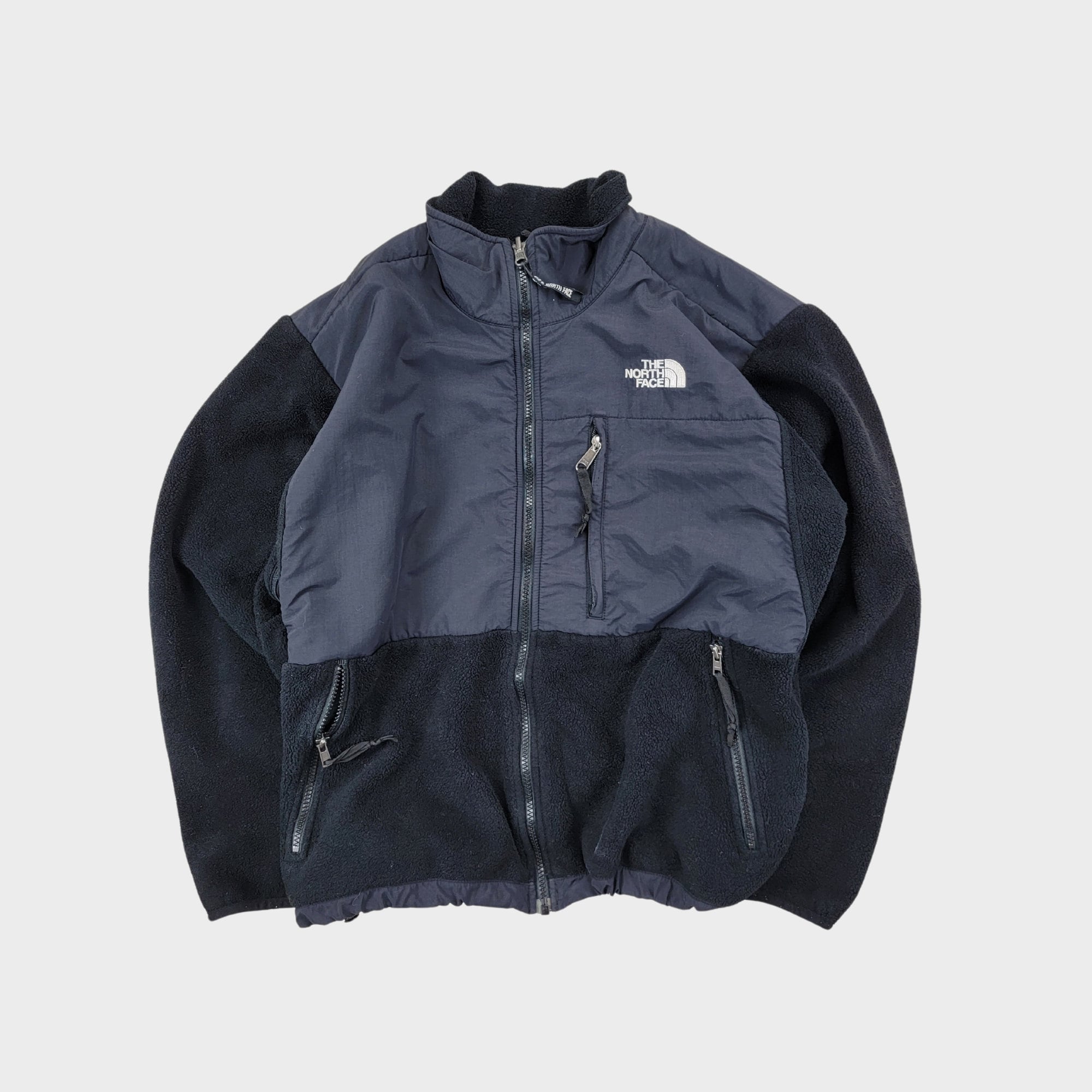 The North Face Black Denali Fleece Jacket - Etsy