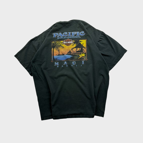 Vintage 90s Pacific Harley Davidson Maui Hawaii Motorcycle