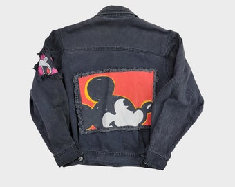 Vintage 90s Disney Mickey Mouse Jean Jacket