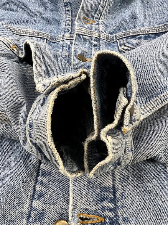 Vintage 90s Carhartt Denim Blanket Lined Trucker Jean Jacket Vintage 90s Carhartt Denim Blanket Lined Trucker Jean Jacket