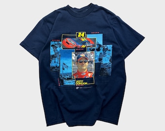 Vintage 2000s Jeff Gordon 24 Dupont Nascar Racing Camiseta gráfica