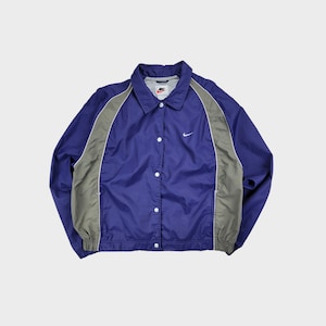 Vintage 90s Purple Nike Windbreaker Button-Up Jacket