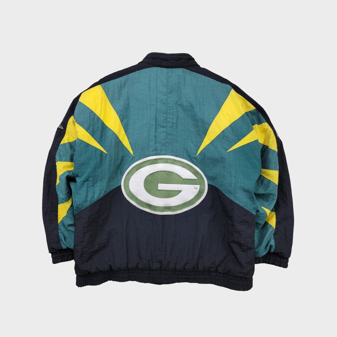Vintages 90s Green Bay Packers Apex Insulated Sports Jacket Etsy