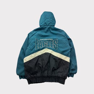 Vintage 90s Philadelphia Eagles NFL Game Day Embroidered Insulated Jacket
