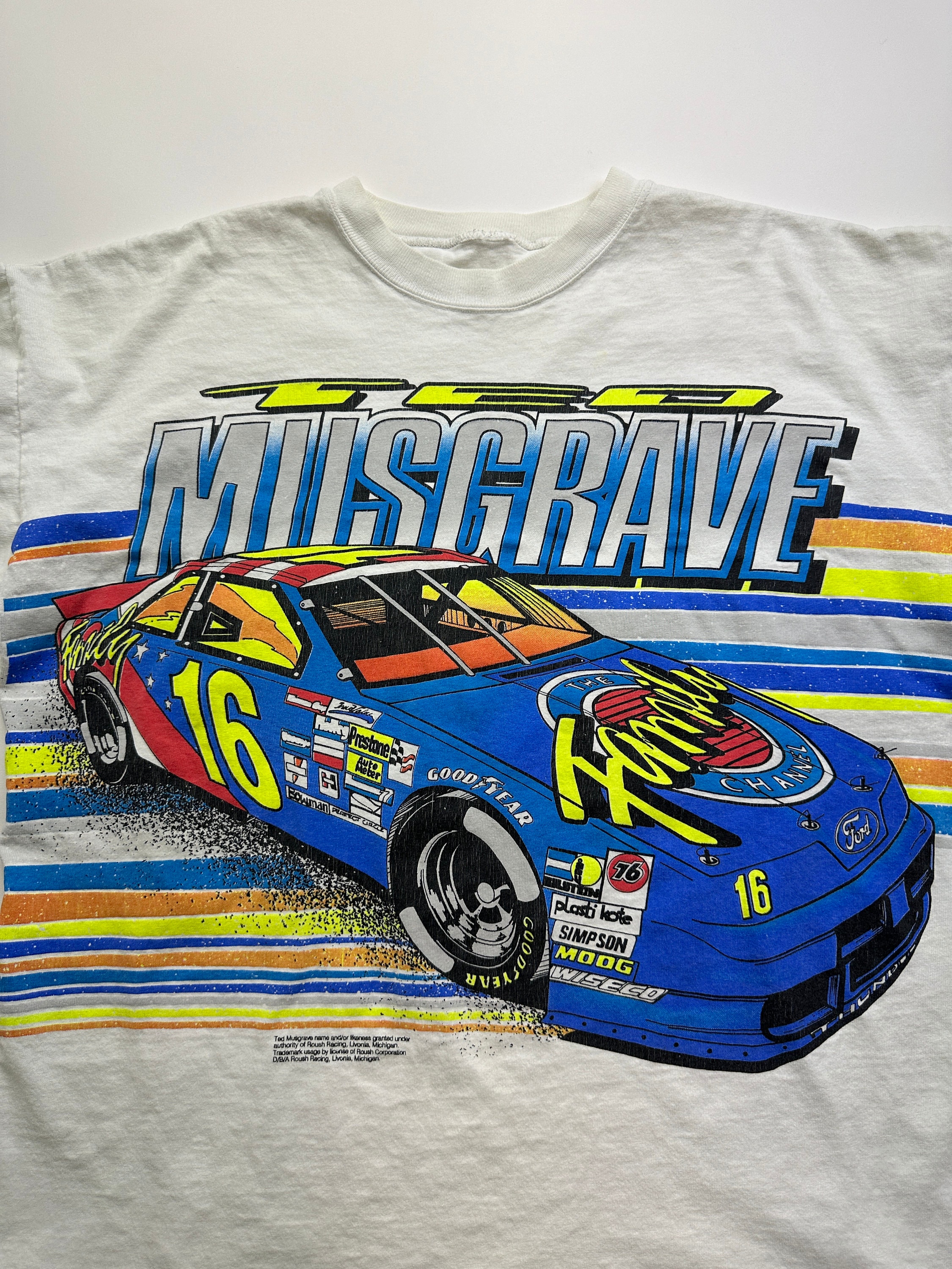 ヴィンテージ 90 年代 ナスカー テッド マスグレイブ #16 ファミリー
