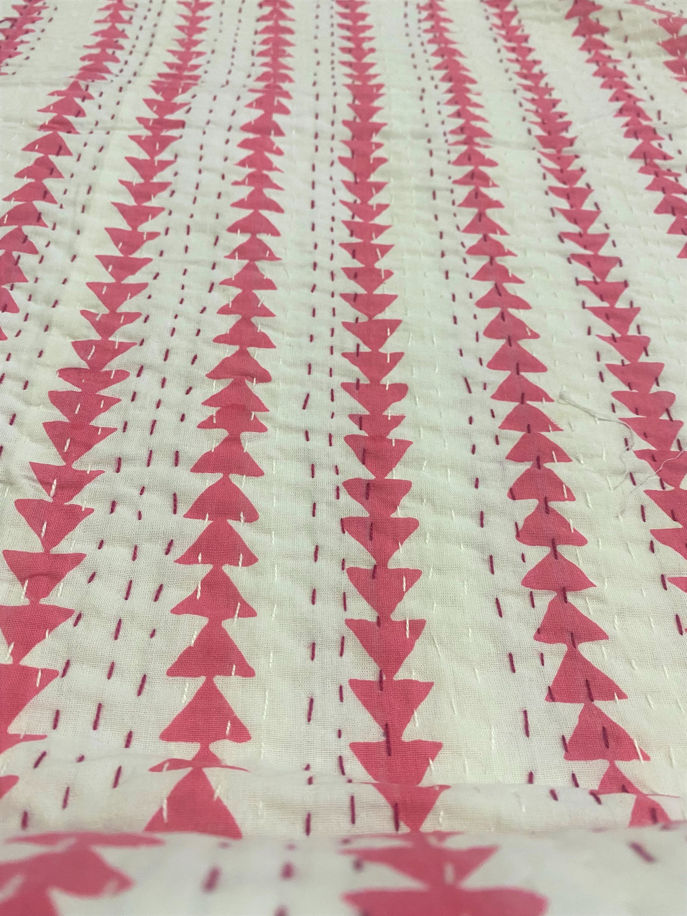 Terra Kantha Top Pink and Black main image 1