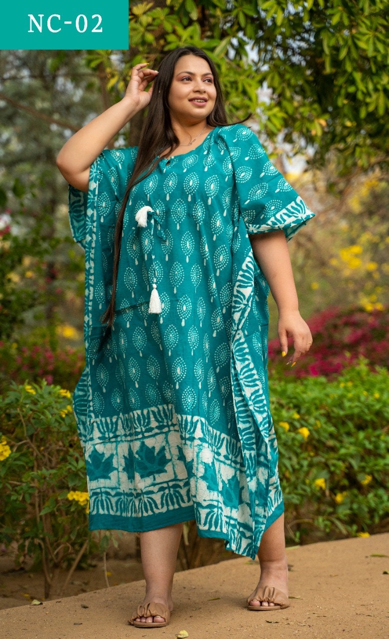cotton voile caftan