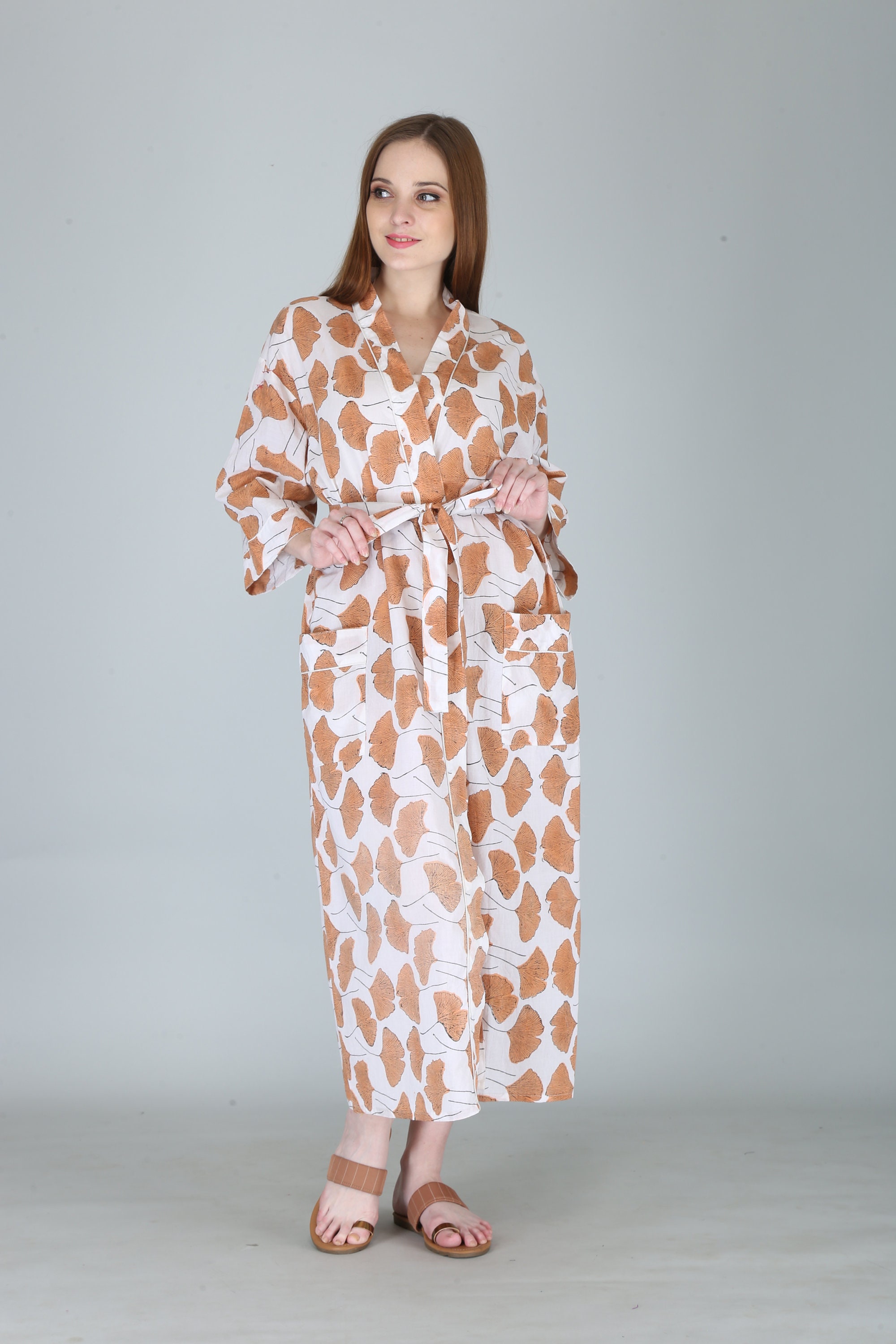 Indian Dress Indian Beautiful Print Cotton Kaftan Beach Wear Cover