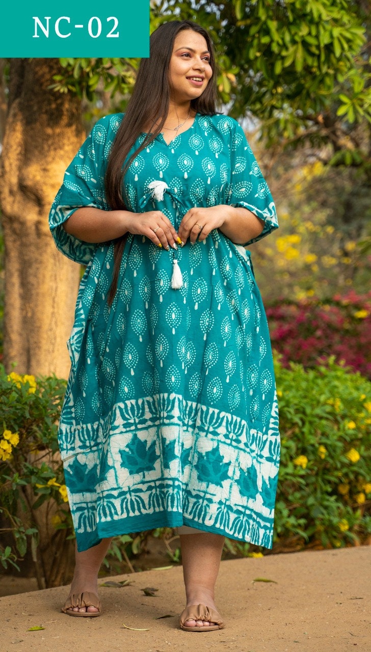 cotton voile caftan