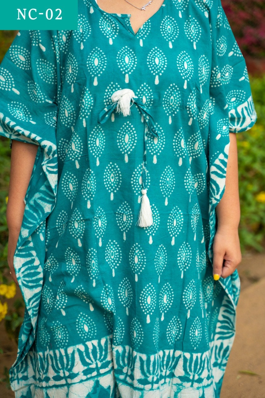 cotton voile caftan
