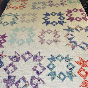 Quilt, “Milky Way” 60x71 beautiful handmade quilt