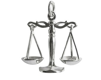 Scales of Libra Laser Italian Charm Scales of Libra Laser Italian Charm