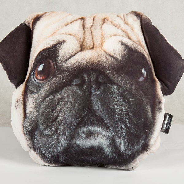 Pug Pillow Etsy
