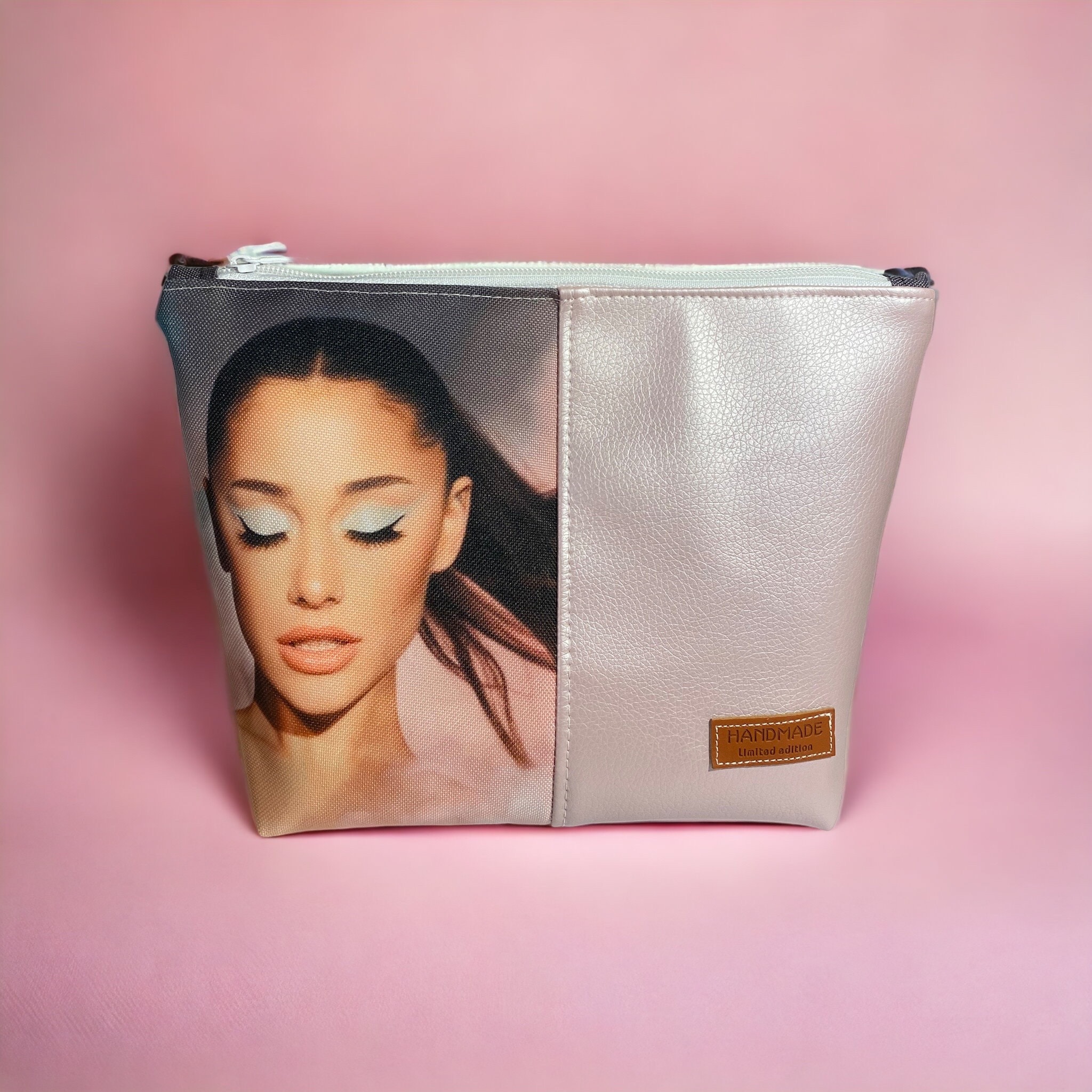 Inspired by Ariana Grande Vanity Bag With Eco Leather Zipper Etsy