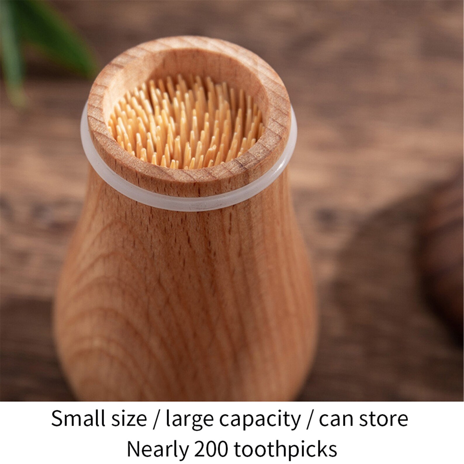 Solid wood toothpick holder toothpick box black walnut wooden Etsy