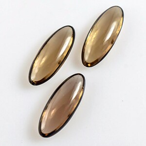 Elegante Qualität Natürliche Rauchquarz Kapselform Glatt Poliert Lose Edelstein für die Herstellung von Schmuck Healing Rauchquarz 4,65 Ct 5 x 13 mm