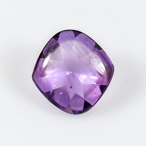 Wondrous Quality Natural Amethyst Beautiful Eyes Shape Concave Cut Loose Gemstone For Making Jewelry Healing Amethyst 4.00 Ct 10.5x10.5 mm
