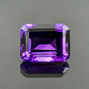 Awesome AAA Quality Natural Purple Amethyst Octagon Shape Faceted Cut Loose Gemstone For Making Jewelry Healing Quartz 6.95 Cts 9.5x13 mm