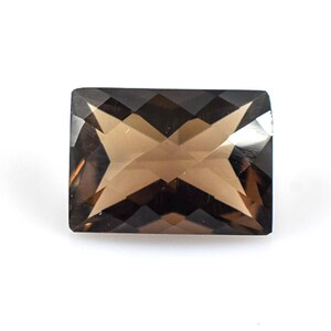 Erstaunliche Qualität Natürliche Rauchquarz Rechteck Form Facettierte Schachbrett Cut Lose Edelstein für die Herstellung von Schmuck Healing 6,6 Ct 10x13,5 AZ-60