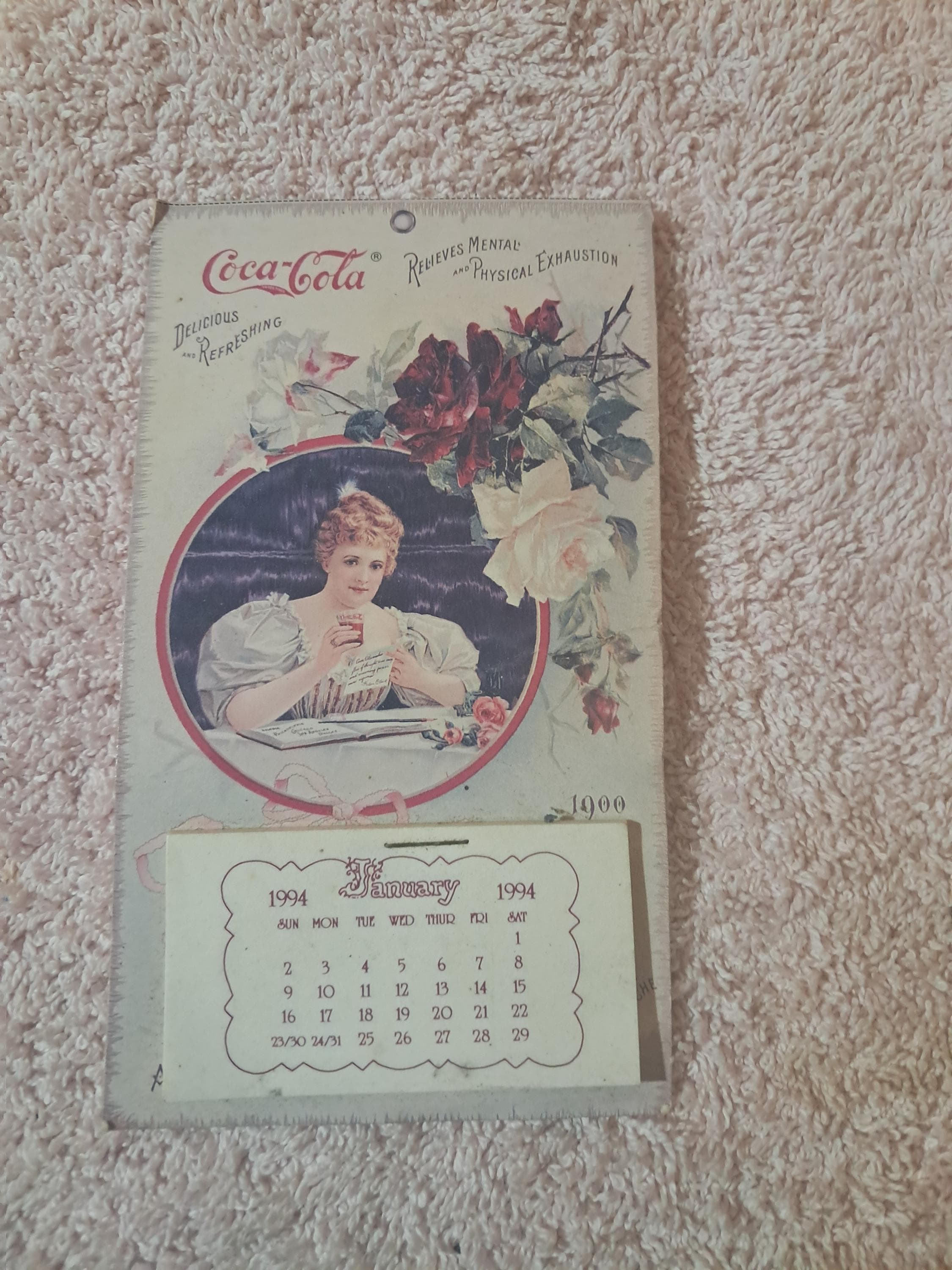 Coke Calendar - Etsy