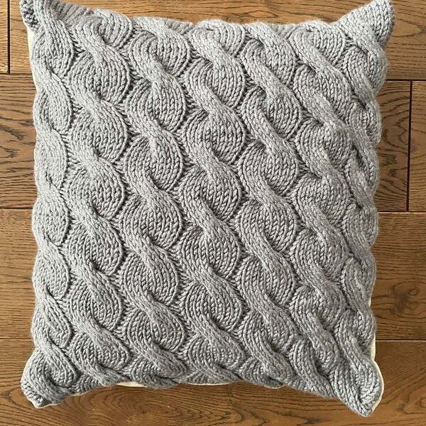 Cable Knit Throw Etsy