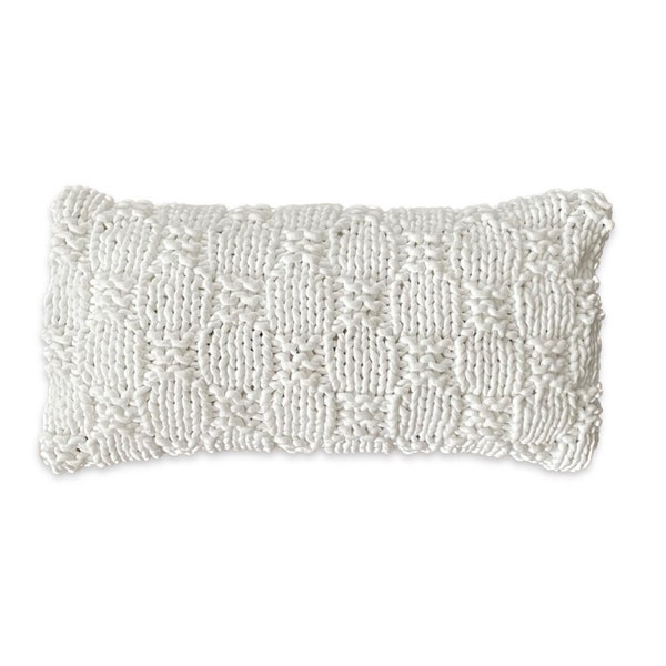 Knit Lumbar Pillow Etsy