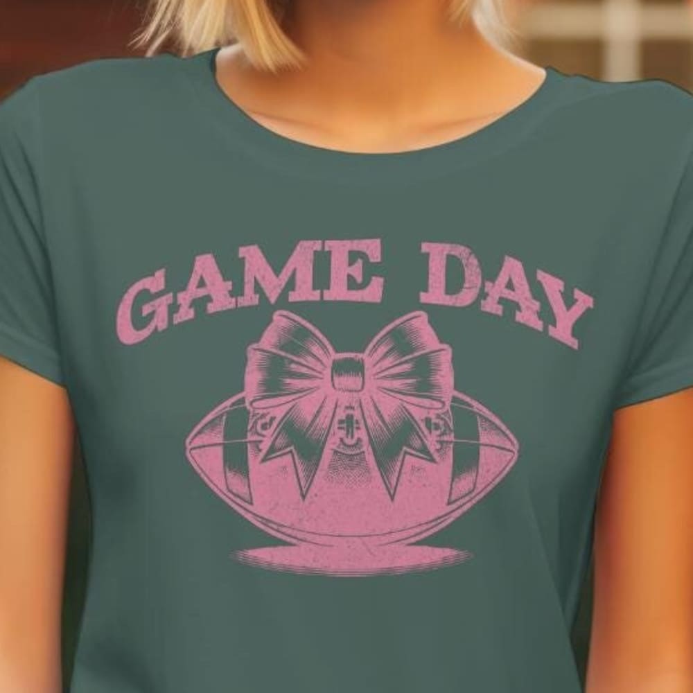 Snorider Design Game Day Png, Coquette Football, Football Bow Png, Football Vibes Png, Coquette Bow, Game Day Football, American Football
