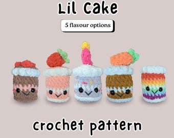 Lil Cake Amigurumi Crochet Pattern – Quick & Easy Digital PDF