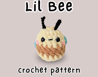 Crochet Lil Bee Pattern – Small Amigurumi for Gifts, Keychains, & Beginner Crafters