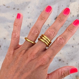 Buddhist Ring - Light Gold (Authentic and High Quality)