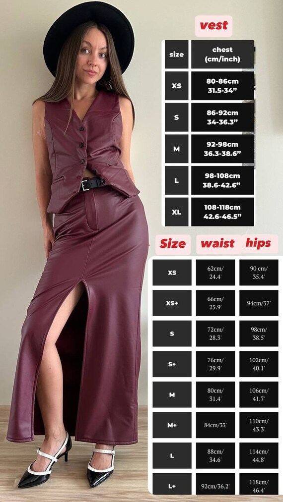 Long Faux Leather Burgundy Skirt Plus Size High Waisted Leather Pencil Skirt Vegan Leather Floor Length Skirt Eco Leather Maxi Skirt Etsy UK